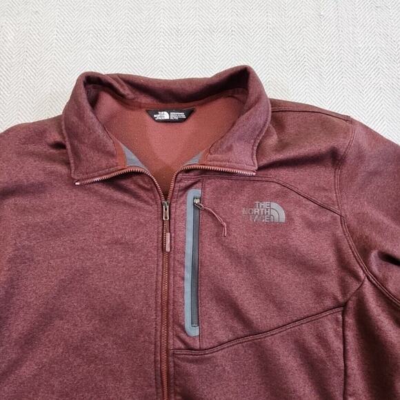 The North Face Men's Full Zip Fleece Performance Jacket Size XL/TG Brown - Picture 3 of 14